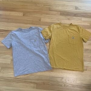 Lot of 2 Carhartt Original Fit Pocket Logo T Shirts Casual Gorpcore Size Medium